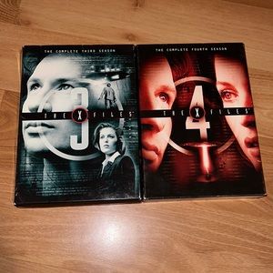 💥 $5 with any bundle! 💥 The X-Files, seasons 3 & 4 DVDs